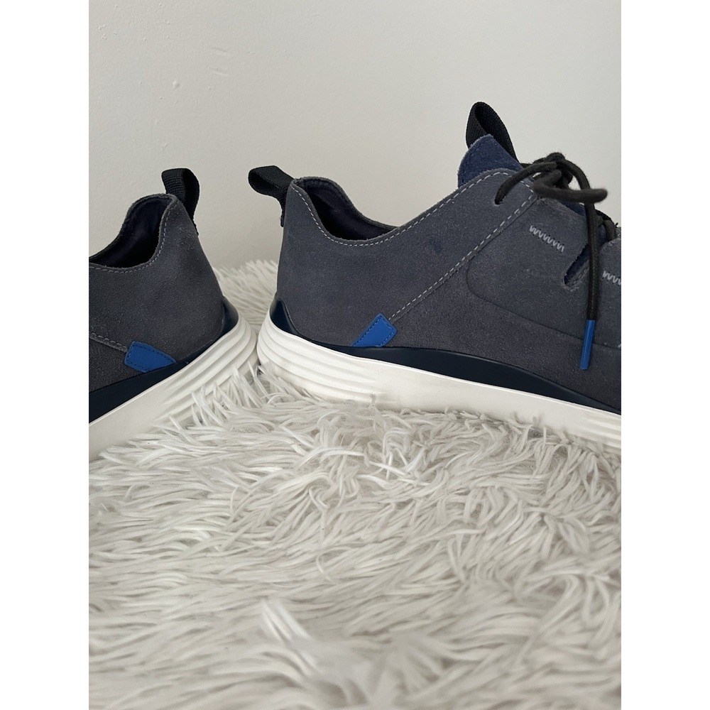 Cole Haan Grandsport Shoes Men's 13 M Blue Suede Oxford Sneakers Casual Preppy - Picture 16 of 16